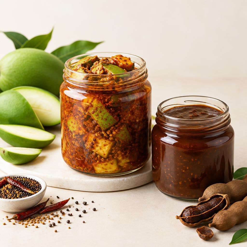 MUNA pickles and chutney